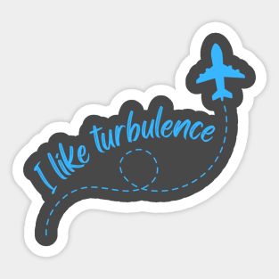 I love Turbulence Sticker